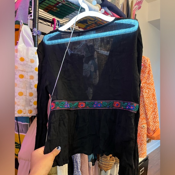 Boho bell sleeves top - Picture 3 of 10